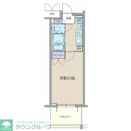 パルティール上前津の物件間取画像